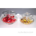 Clear Crystal Candy Glass Jar с крышкой